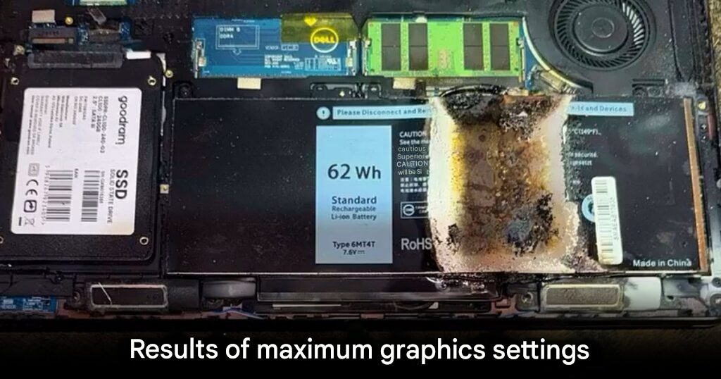 Red Dead Redemption 2 laptop fire