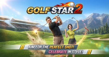 Golf Star 2 mobile golf gameplay with realistic courses