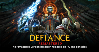 Legacy of Kain Defiance Remastered showing enhanced graphics with Kain and Raziel