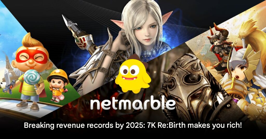 Seven Knights Re:Birth key visual highlighting Netmarble’s flagship RPG driving record 2025 revenue