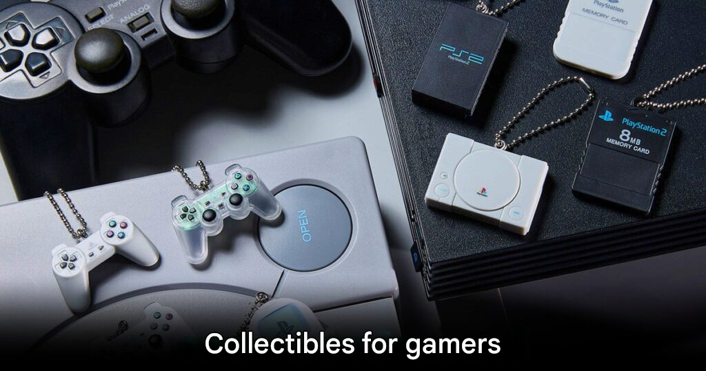 Bandai PlayStation miniature keychain biscuits collection